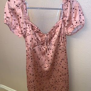 Lulu’s Pink Floral Dress